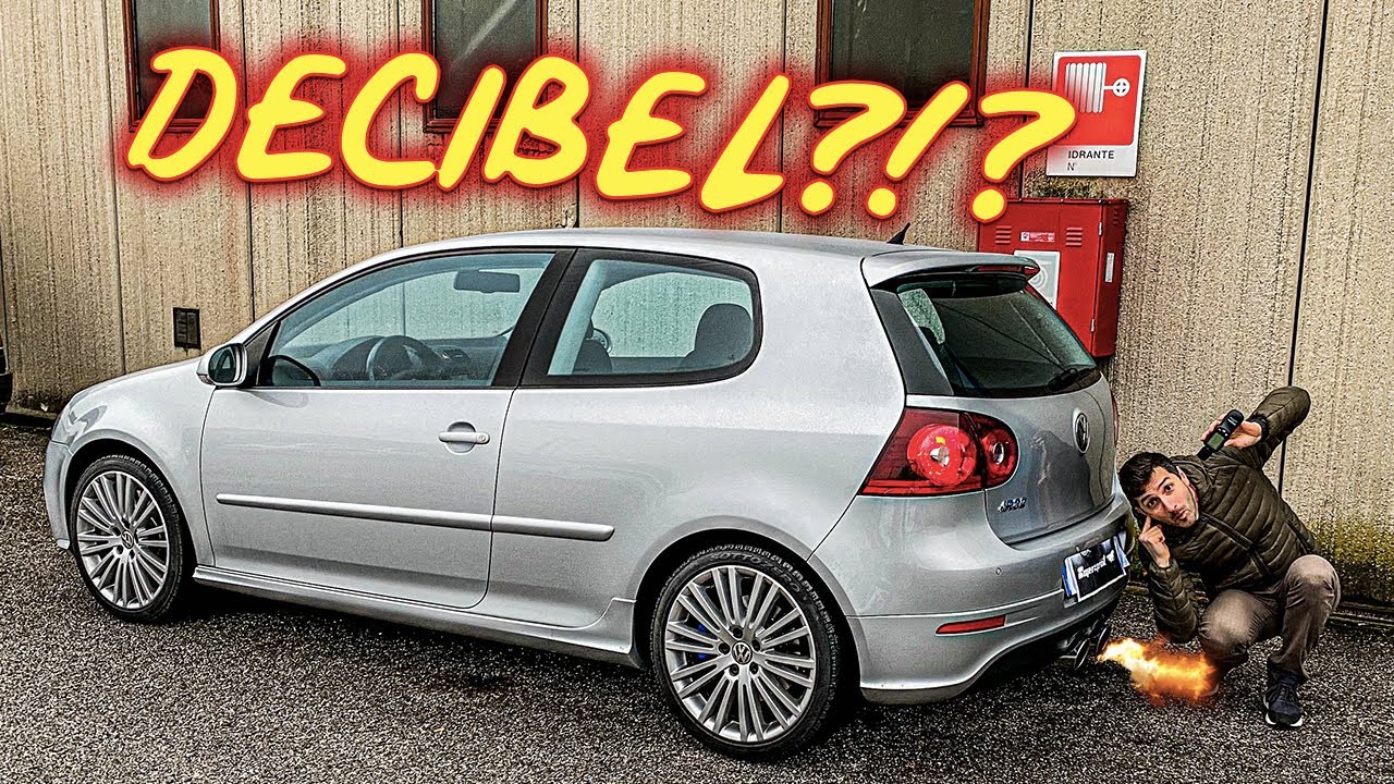 HOW MANY DECIBELS DOES YOUR CAR? GOLF MK5 R32 SUPERSPRINT